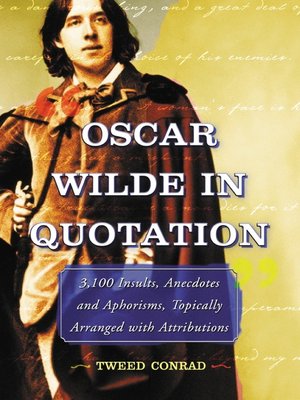 cover image of Oscar Wilde in Quotation